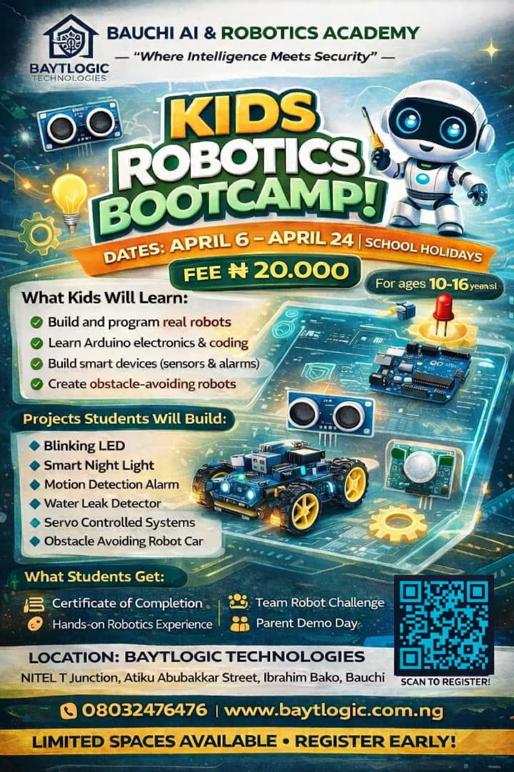 Autonomous Obstacle-Avoiding Mobile Robot